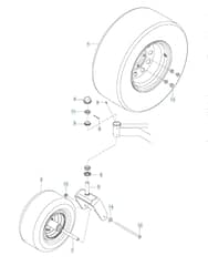 Husqvarna Mz52 - Wheels & Tyres