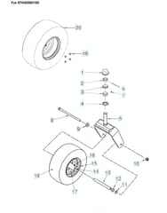 Husqvarna Mz54 - Wheels & Tyres 2