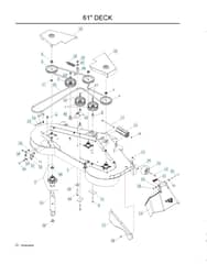 Husqvarna Mz6125 - Mower Deck & Cutting Deck