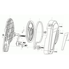 MZ 2055 K -  - Efco Tiller Hood Diagram