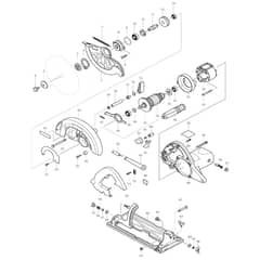 Makita N5900B - Circular Saw 235mm - Power Tool Diagram