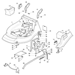 NP 534 TRV-B - 2012-2014 - 292155823/12 - Castel Garden Rotary Mower Deck and Height Adjusting Diagram