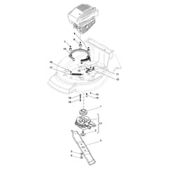 NP 534 WTR BBC-H - 2012-2017 - 292157333/10 - Castel Garden Rotary Mower Blade Diagram