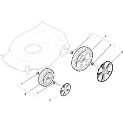 NTL 480 WTR - 2014-2016 - 299487073/12 - Castel Garden Rotary Mower Wheels and Hub Caps Diagram