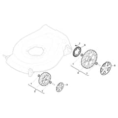 NTL 534 WTR-H - 2012-2013 - 299536031/HAL - Castel Garden Rotary Mower Wheels and Hub Caps Diagram
