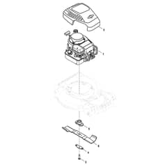 Snapper NX50 2691205 Engine and Blade Group