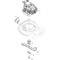 Snapper NX80 2691208-14 Engine and Blade Group