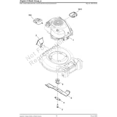 Snapper NX80S 2691793-00 Engine and Blade Group
