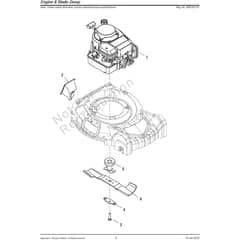 Snapper NX90V-2691527-01 Engine and Blade Group