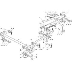 OM 103/16 K - 2019 - Oleo-Mac Ride On Mower Cutting Plate Lifting Diagram