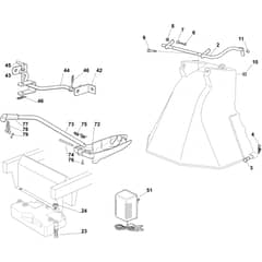 OM 103/16 K - 2022 - Oleo-Mac Ride On Mower Optional on request Diagram