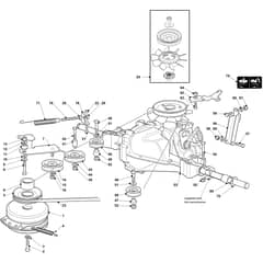 OM 103/21 - 2019 - Oleo-Mac Ride On Mower Transmission Diagram