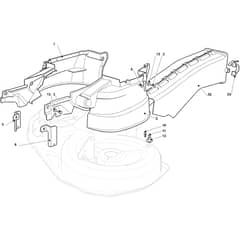 OM 103/21 - 2020 - Oleo-Mac Ride On Mower Guards Diagram