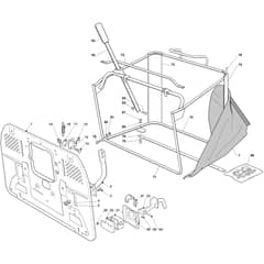 OM 103/22 V - 2019 - Oleo-Mac Ride On Mower Grassbag Diagram
