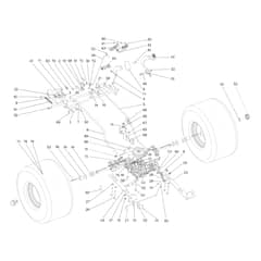 OM 106/16 KH (K1600AVD) - 2024 - Oleo-Mac Ride On Mower Transmission Diagram