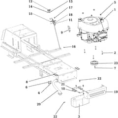 OM 106/17.5 H - 2016 - Oleo-Mac Ride On Mower Engine Diagram
