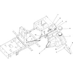OM 106/17.5 H - 2016 - Oleo-Mac Ride On Mower Tank Diagram