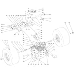 OM 106/22 H - 2023 - Oleo-Mac Ride On Mower Transmission Diagram