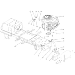 OM 106/22 H CHANGE - 2024 - Oleo-Mac Ride On Mower Engine Diagram