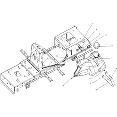 OM 106/22 H CHANGE - 2024 - Oleo-Mac Ride On Mower Tank Diagram