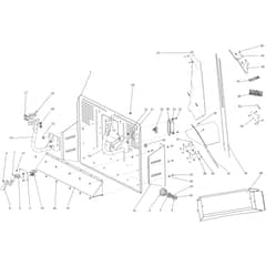 OM 106/24 KH 4x2 HD (K2400AVD V-TWIN-EURO5) - 2017 - Oleo-Mac Ride On Mower Chute and collector assy Diagram