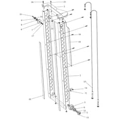 OM 106/24 KH 4x2 HD (K2400AVD V-TWIN-EURO5) - 2024 - Oleo-Mac Ride On Mower Guards Diagram