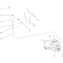 OM 106/24 KH 4x2 HD (K2400AVD V-TWIN-EURO5) - 2024 - Oleo-Mac Ride On Mower Hydraulic distribution Diagram
