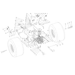 OM 106/24 KH 4x2 HD (K2400AVD V-TWIN-EURO5) - 2024 - Oleo-Mac Ride On Mower Transmission Diagram