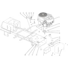 OM 106/24 KH CHANGE EXCLUSIVE - 2024 - Oleo-Mac Ride On Mower Engine Diagram