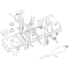 OM 106/24 KH EXCLUSIVE (VICTUS) - 2024 - Oleo-Mac Ride On Mower Clutch pulley Diagram
