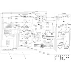 OM 106/24 KH (K2400AVD V-TWIN) 4x4 - 2022 - Oleo-Mac Ride On Mower Electric diagram Diagram