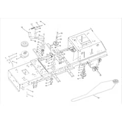 OM 106/24 KH (K2400AVD V-TWIN) 4x4 - 2024 - Oleo-Mac Ride On Mower Clutch pulley Diagram