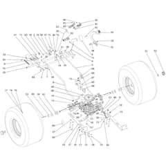OM 106/24 KH (K2400AVD V-TWIN-EURO5) - 2023 - Oleo-Mac Ride On Mower Transmission Diagram