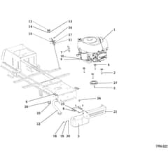 OM 107 L/16 KH (K1600AVD) - 2017 - Oleo-Mac Ride On Mower Engine Diagram