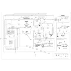 OM 107 L/24 KH (K2400AVD V-TWIN) - 2018 - Oleo-Mac Ride On Mower Electrical Parts Diagram