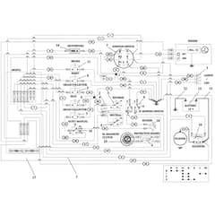OM 110/24 KH (Hydro) - 2024 - Oleo-Mac Ride On Mower Electric diagram Diagram