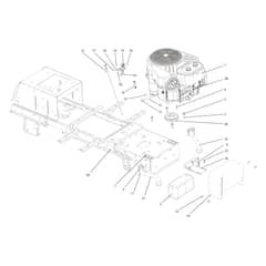 OM 110/24 KH (Hydro) - 2024 - Oleo-Mac Ride On Mower Engine Diagram
