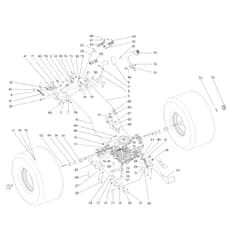 OM 110/24 KH (Hydro) - 2024 - Oleo-Mac Ride On Mower Transmission Diagram