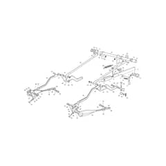 OM 123/21 K V - 2023 - Oleo-Mac Ride On Mower Cutting Plate Lifting Diagram