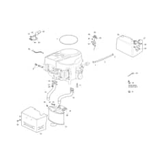 OM 123/21 K V - 2023 - Oleo-Mac Ride On Mower Engine Diagram