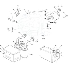 OM 123/22 V - 2021 - Oleo-Mac Ride On Mower Engine Diagram