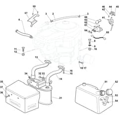 OM 123/22 V - 2022 - Oleo-Mac Ride On Mower Engine Diagram