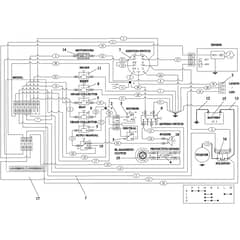 OM 124/22 H - 2017 - Oleo-Mac Ride On Mower Electrical Parts Diagram