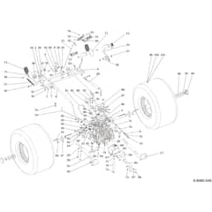 OM 124/22 H - 2017 - Oleo-Mac Ride On Mower Transmission Diagram