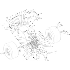 OM 124/22 HP - 2024 - Oleo-Mac Ride On Mower Transmission Diagram