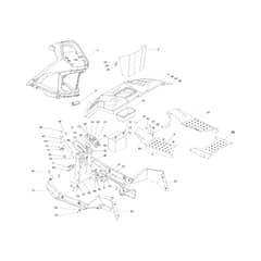 OM 124/24 KH Exclusive (K2400AVD V-TWIN-EURO5) - 2024 - Oleo-Mac Ride On Mower Dashboard Diagram