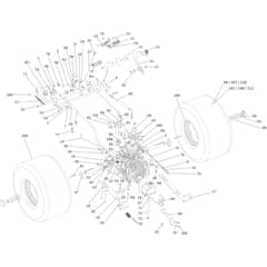 OM 124/24 KH Exclusive (K2400AVD V-TWIN-EURO5) - 2024 - Oleo-Mac Ride On Mower Transmission Diagram