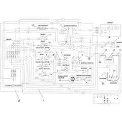 OM 124/24 KH (K2400AVD V-TWIN-EURO5) - 2019 - Oleo-Mac Ride On Mower Electrical Parts Diagram