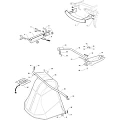 OM 84/12.5 K M - 2021 - Oleo-Mac Ride On Mower Optional on request Diagram
