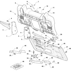OM 84/14.5 K H - 2021 - Oleo-Mac Ride On Mower Frame 02 Diagram
